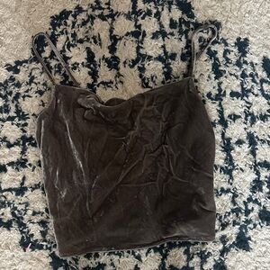 Banana Republic Taupe Velvet Camisole